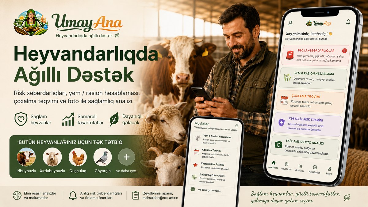 Umay Ana - Heyvandarlıqda ağıllı dəstək